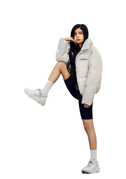 Girl in white Transparent Background PNG   