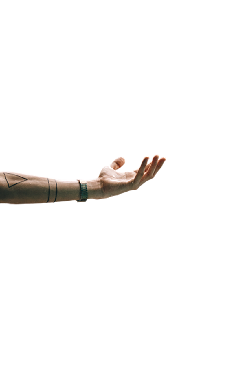 Hand of a man transparent background PNG