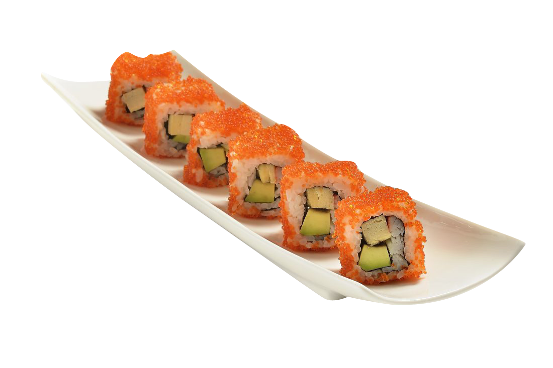 California Sushi Roll Transparent Background PNG