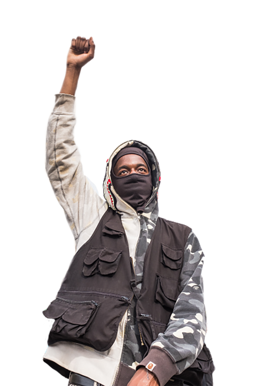 A guy is in a movement transparent background PNG 