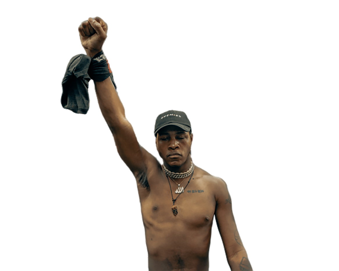Boy in a movement 