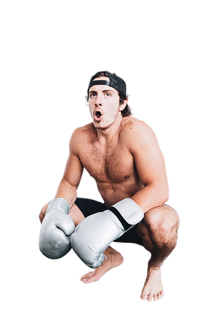 A boxing player transparent background PNG