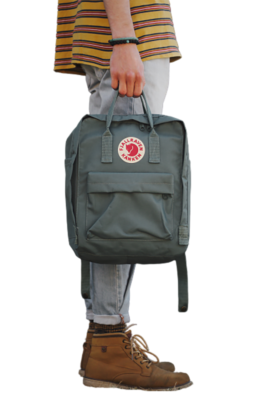 Man with a bag in hand transparent background PNG