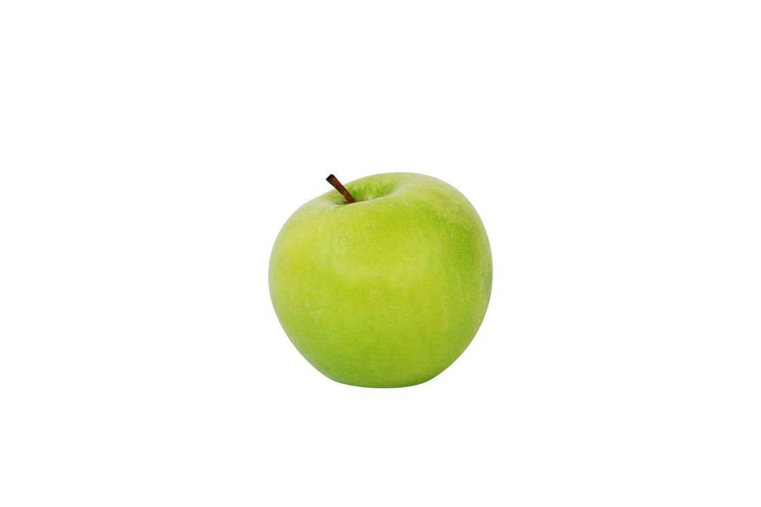 Green Apple Single Transparent Background PNG