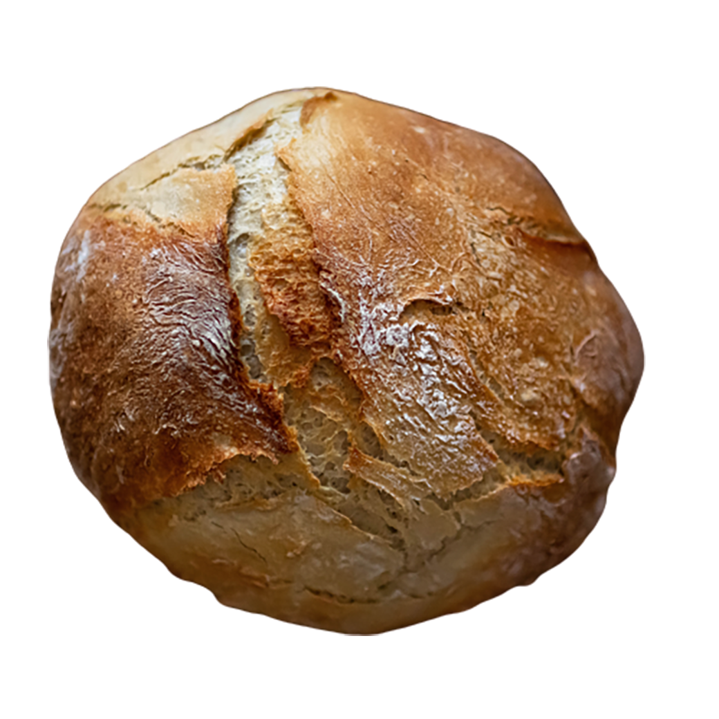 Crusty bread transparent background PNG