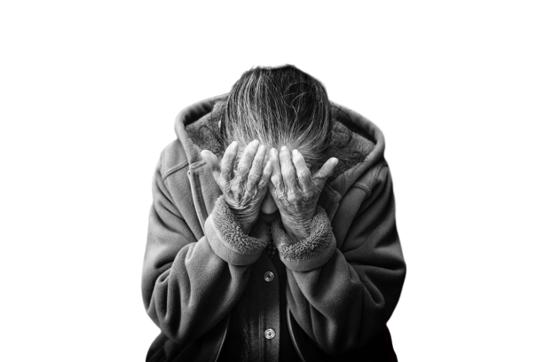 Disappointed Girl sitting Transparent Background PNG 