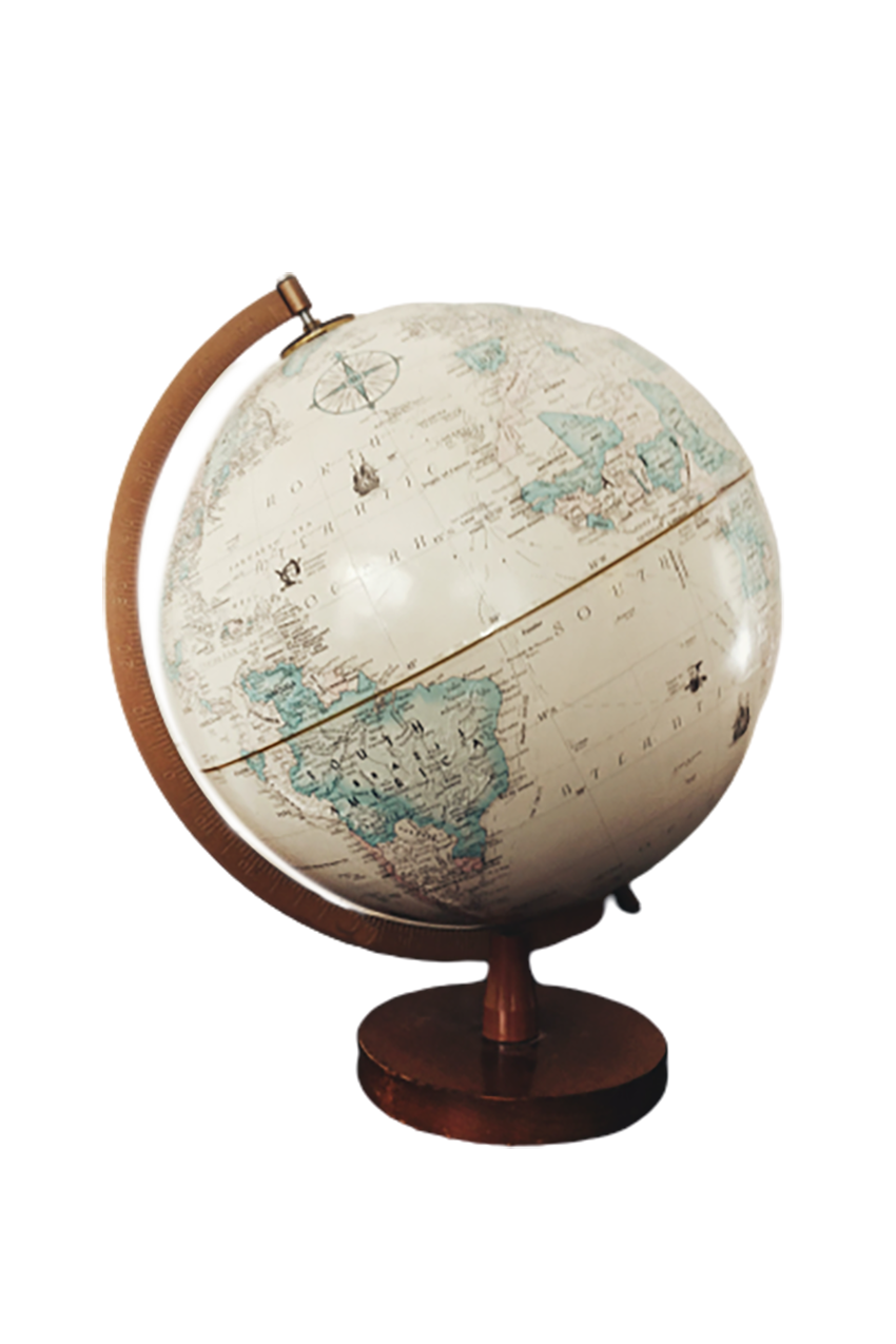 A Globe transparent background PNG 
