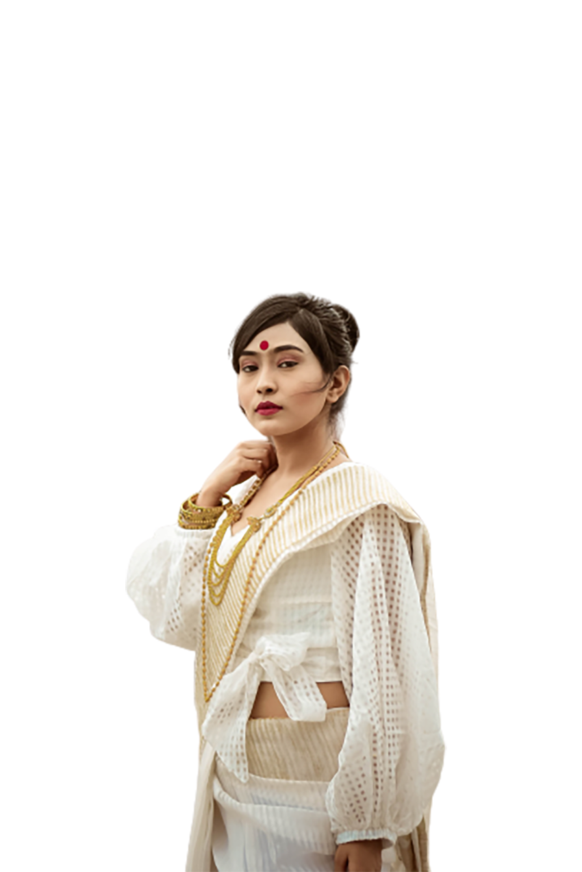 An attractive girl transparent background PNG