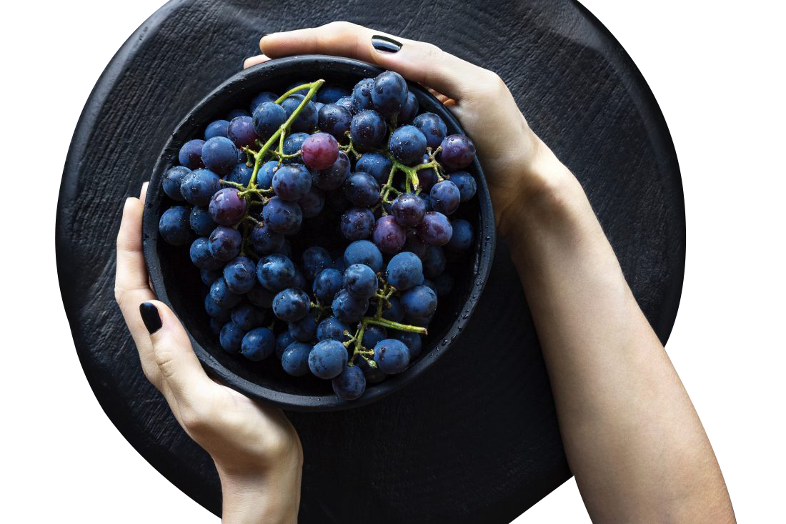 Black Grapes Transparent Background PNG