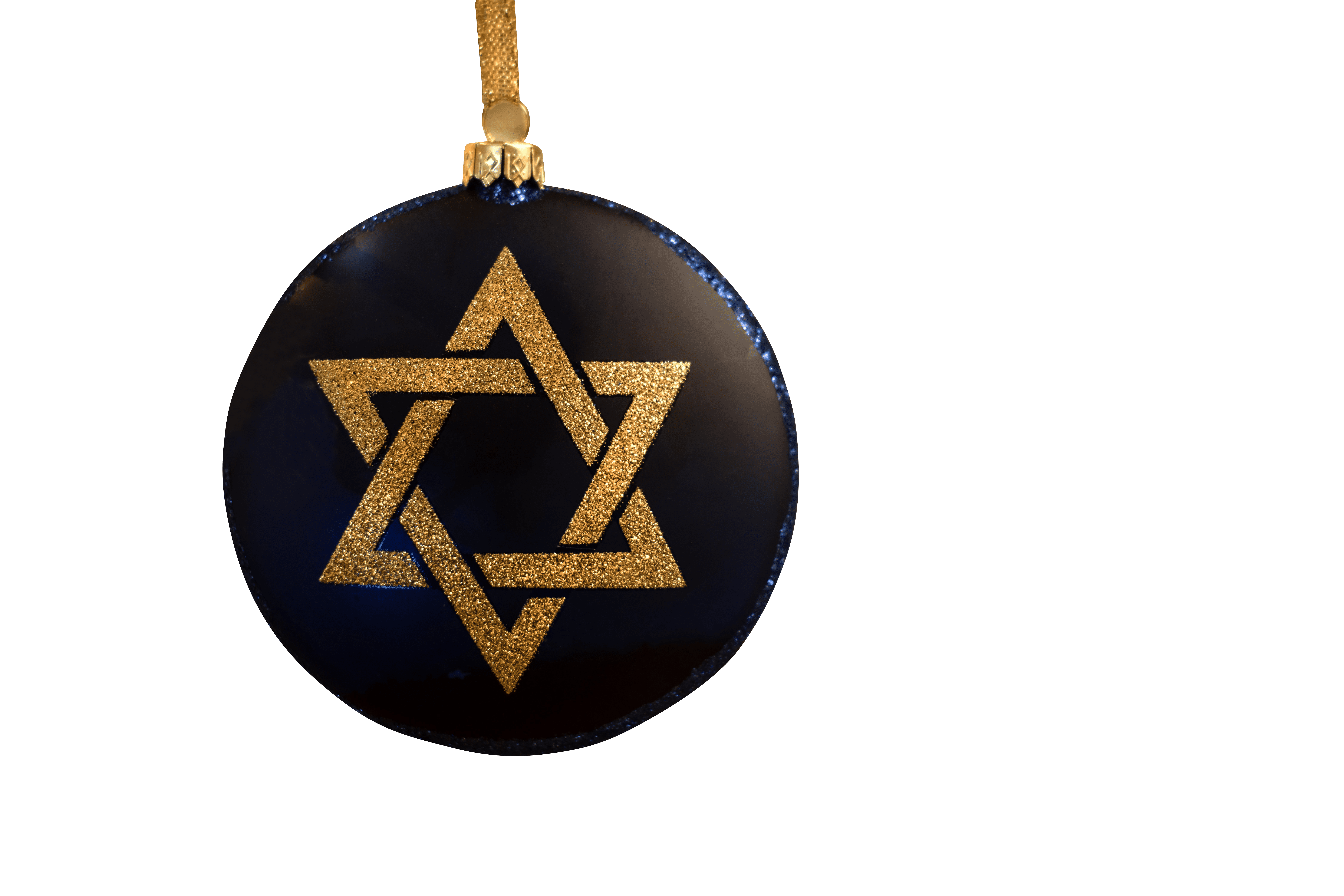 Yellow gold star of david necklace transparent background.png 