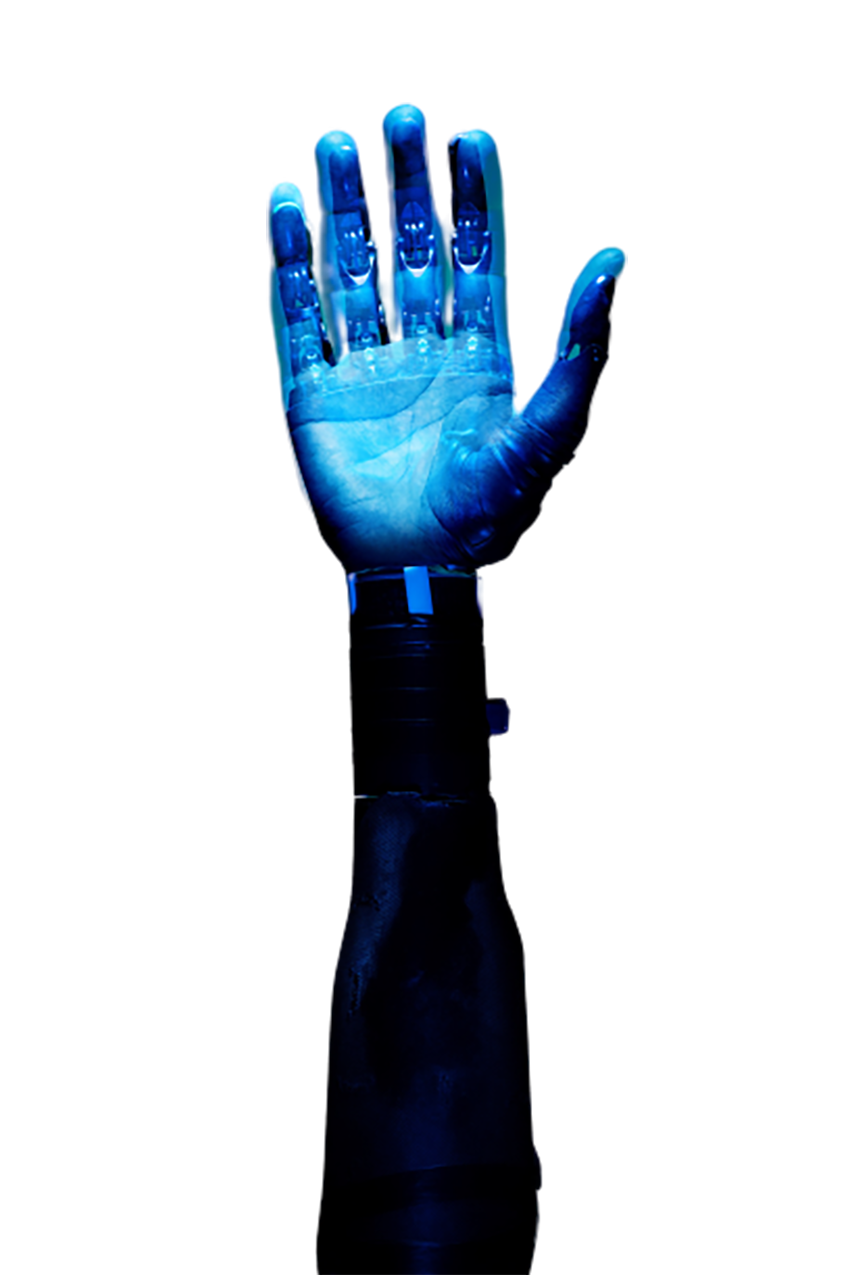 Hand of a robot transparent background PNG