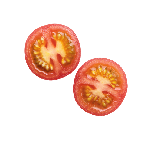 Pieces of tomato transparent background PNG