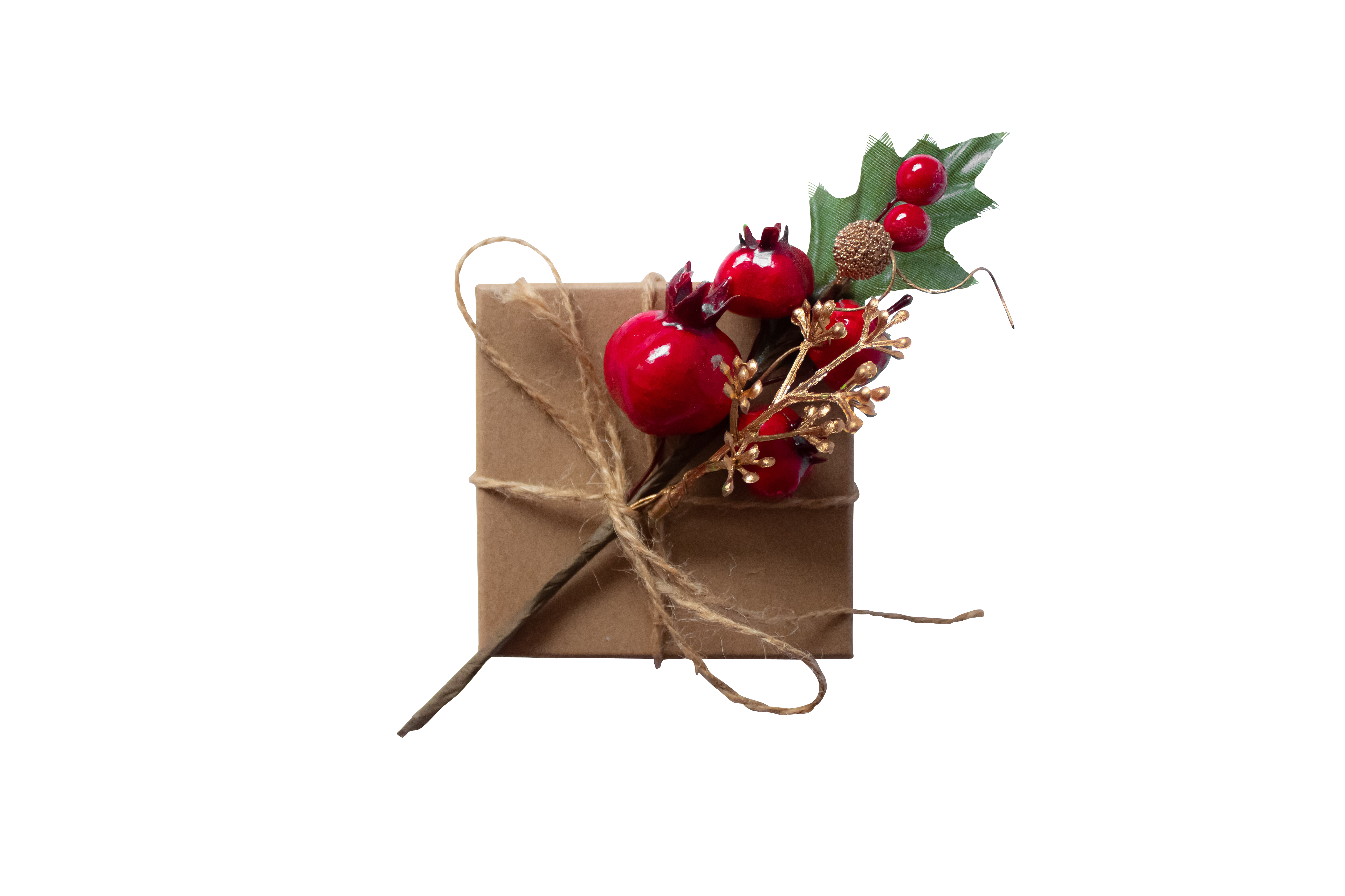 Rustic Christmas gift wrap transparent background.png
