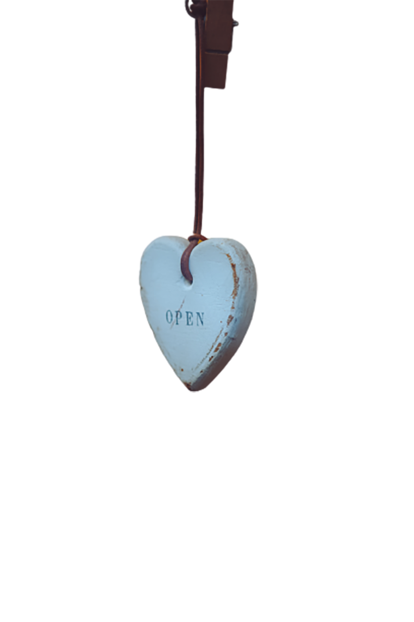 Love-shaped locket transparent background PNG