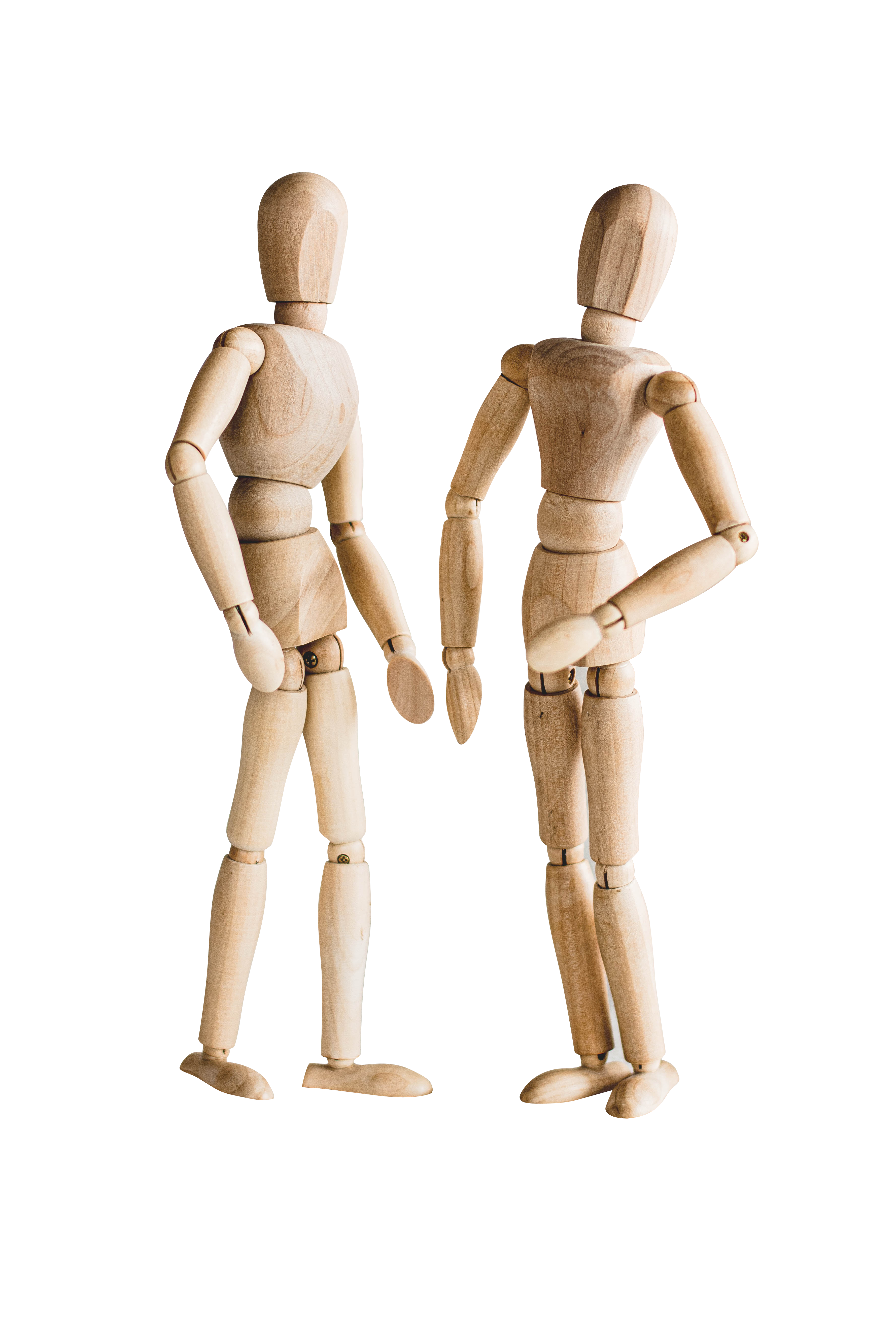 Human Wooden Figure Transparent Background PNG