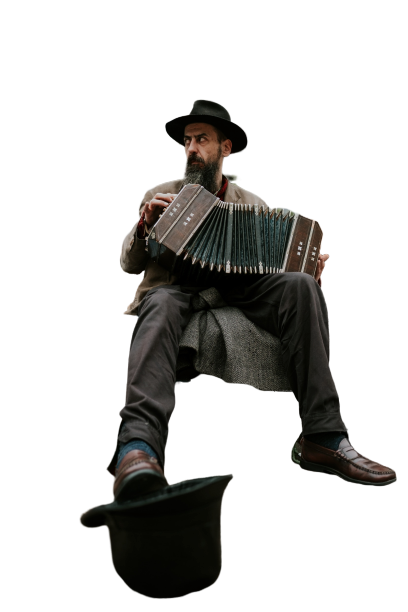 harmonium boy music transparent background PNG 