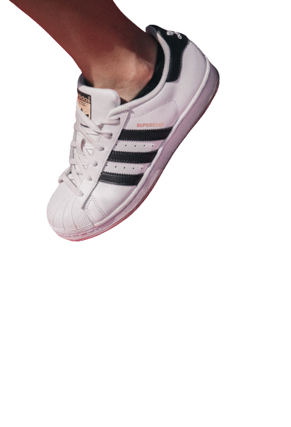 Boy wearing a white keds transparent background PNG