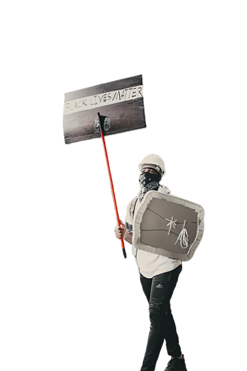 A person in a movement transparent background PNG 
