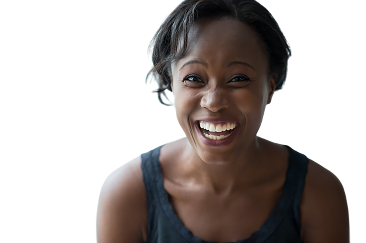 A jolly woman transparent background PNG