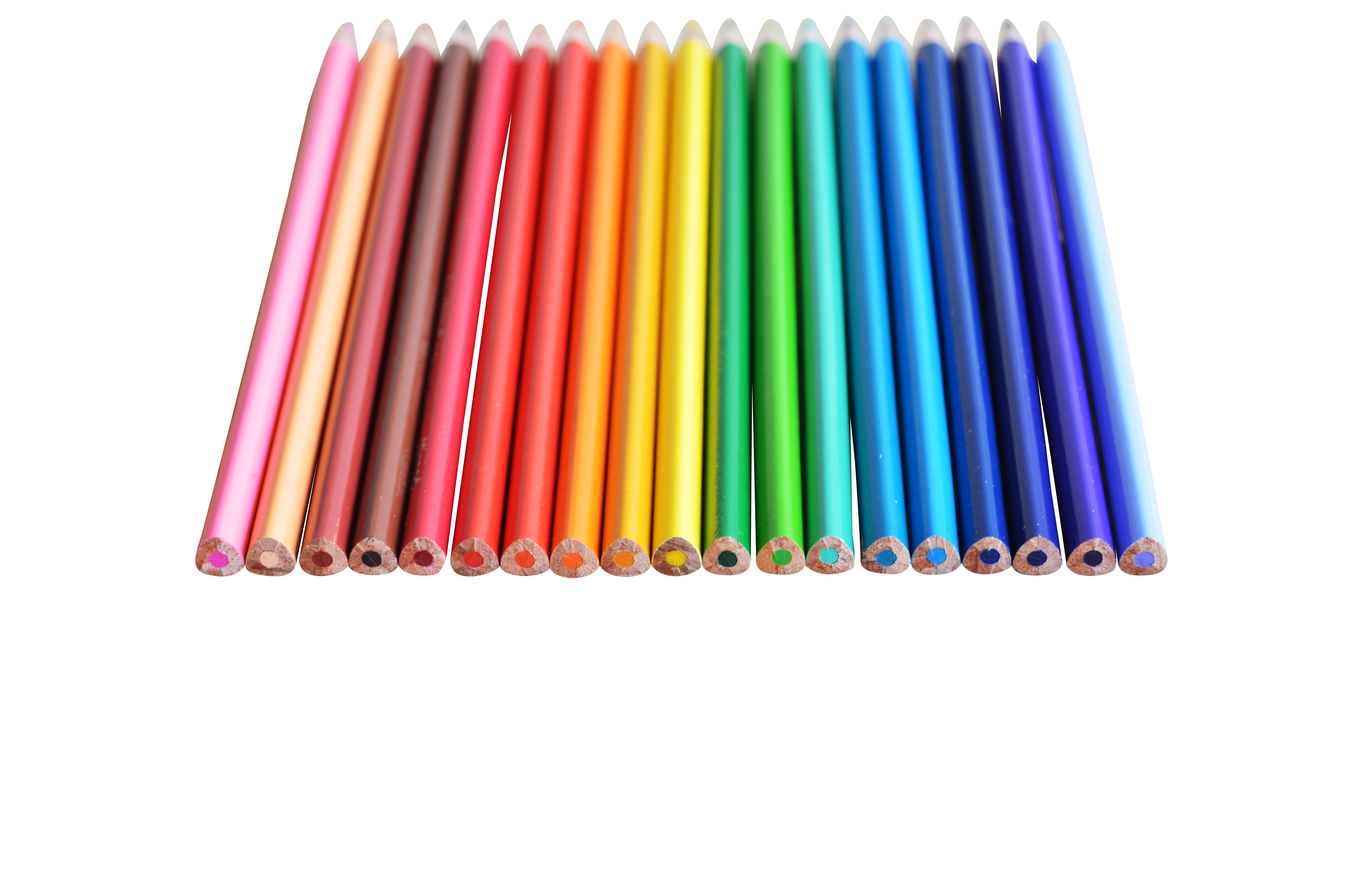 Pencil Colors Transparent Background PNG