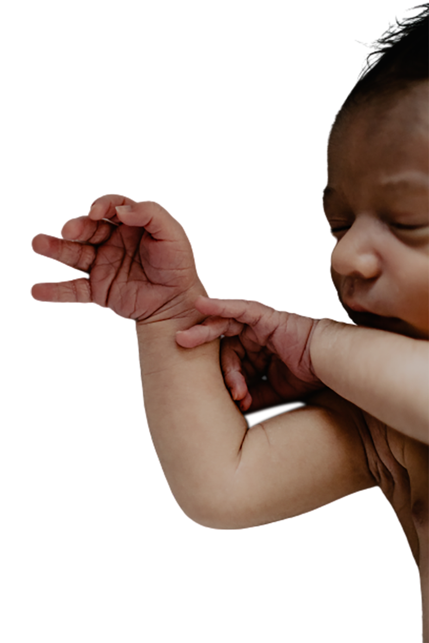 Cute baby sleeping transparent background PNG