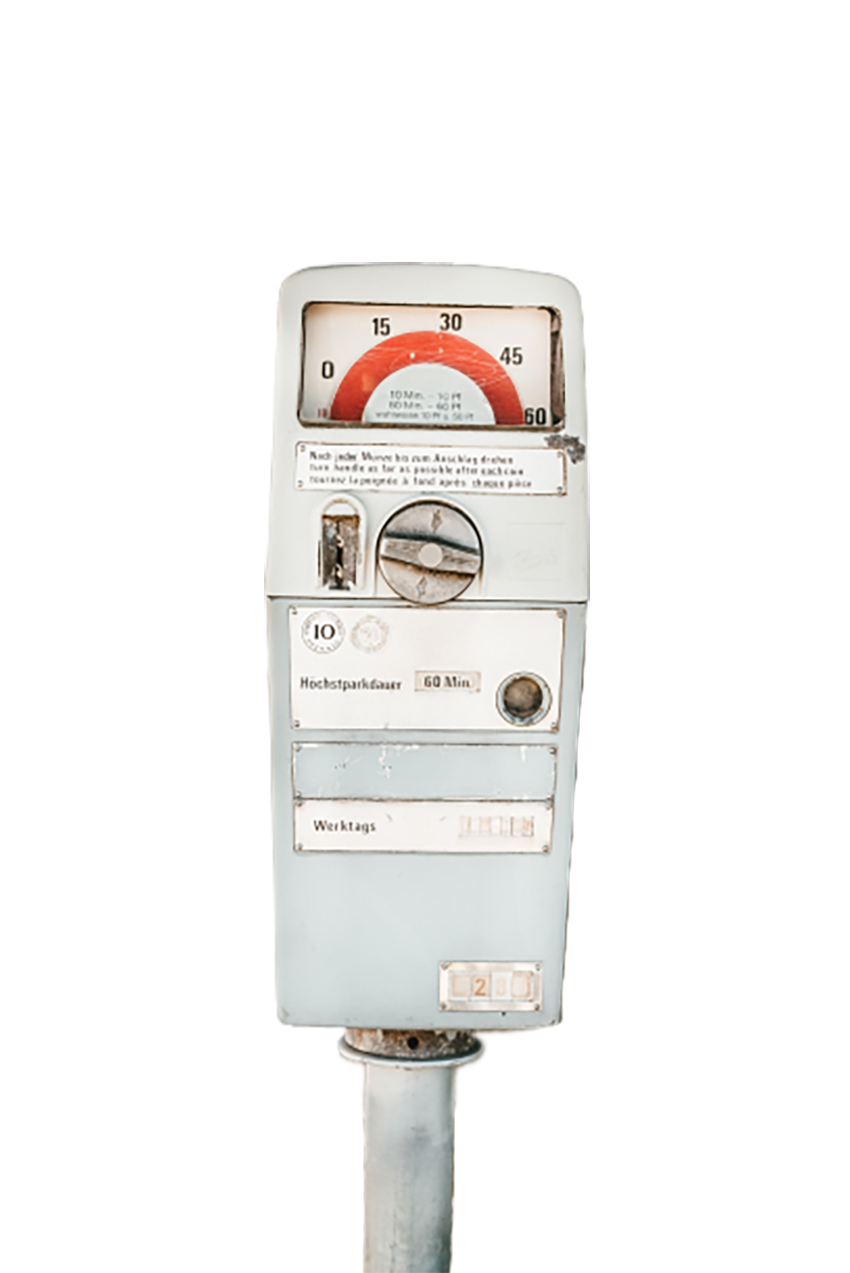 Old Parking meter transparent background PNG