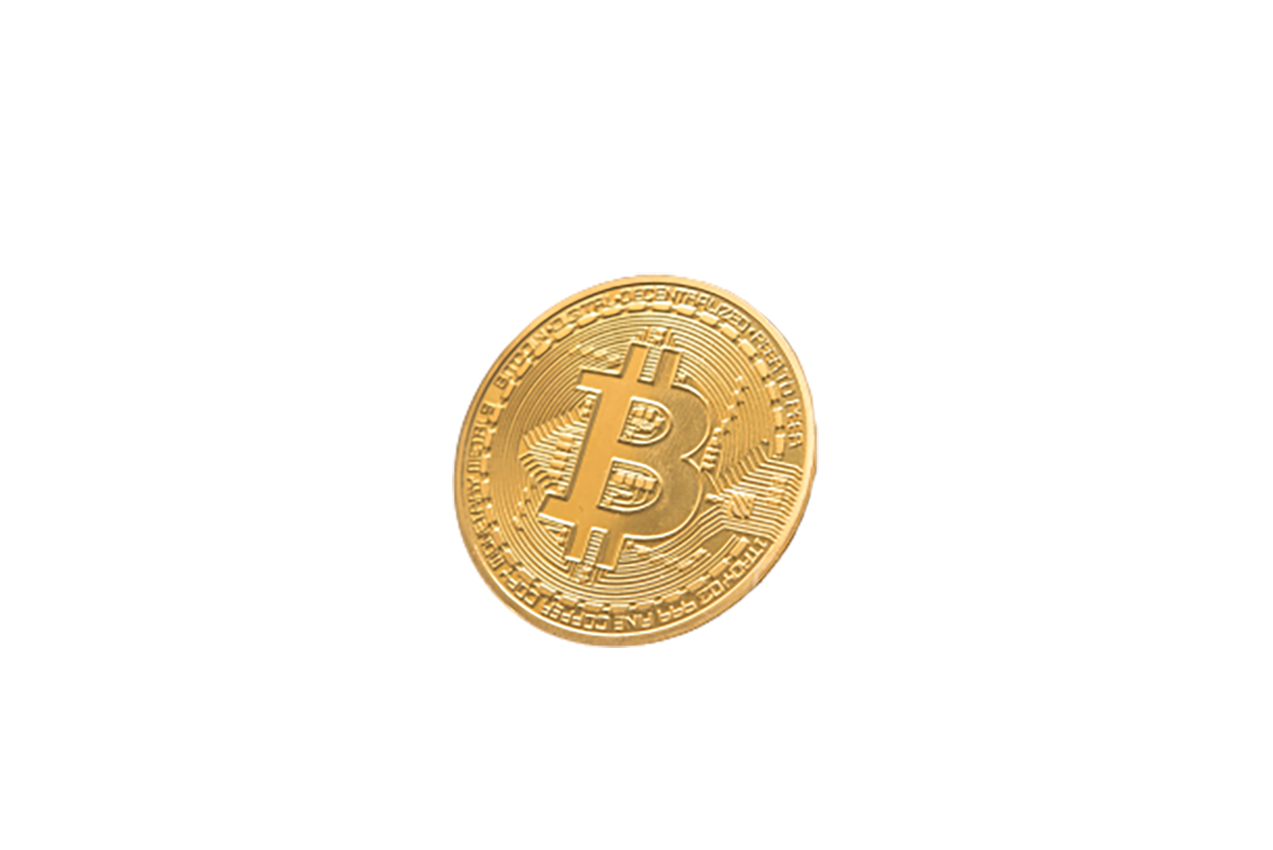 A bitcoin transparent background PNG